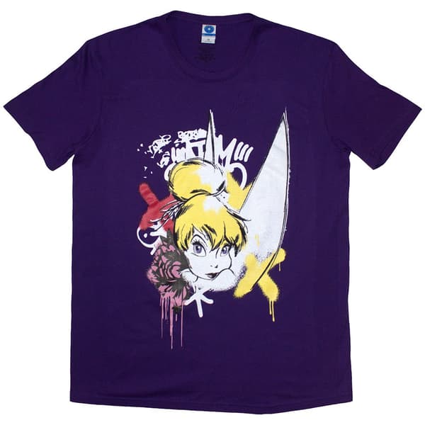 Tinker Bell Unisex T-Shirt: Graffiti (Medium)