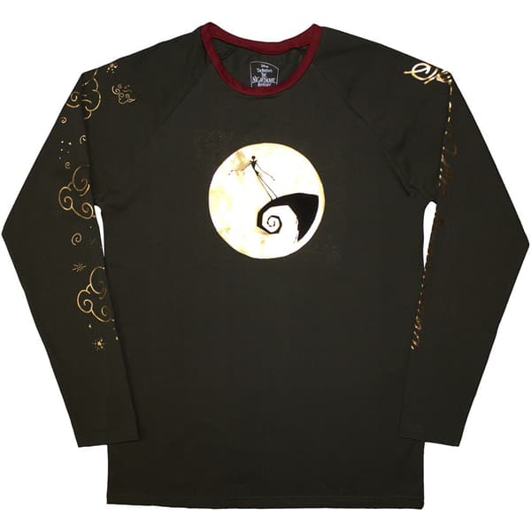 The Nightmare Before Christmas Unisex Long Sleeve T-Shirt: Spiral Hill (Embellished) (Medium)