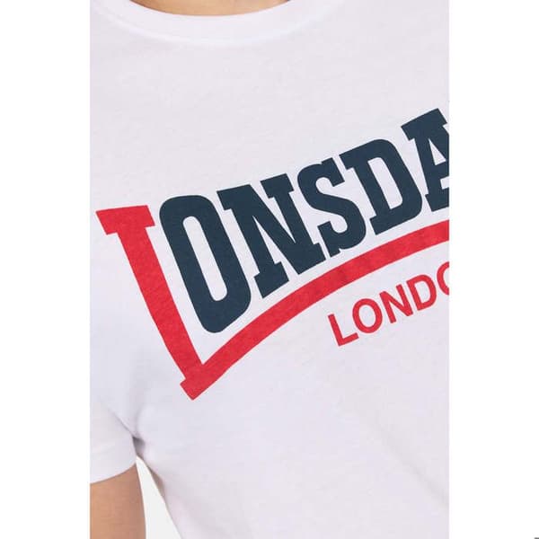 T-shirt - Lonsdale - Tvåfärgad - 100% kammad bomull - Kort ärm - Rund hals