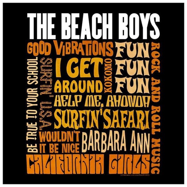T-shirt Rock galore THE BEACH BOYS Best Of