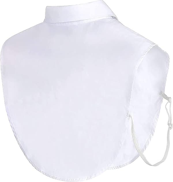 2-Pack - Avtagbar Krage – Svart & Vit – (S/L)