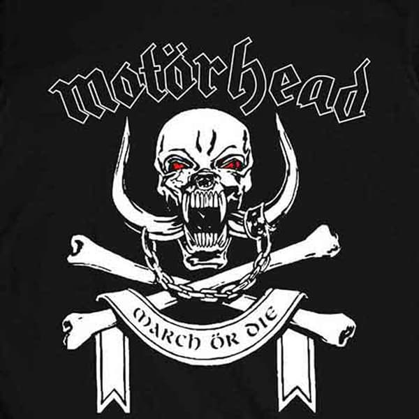 Motorhead March Or Die Lyrics T Shirt