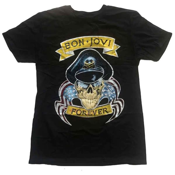 Bon Jovi Forever Band Logo T Shirt