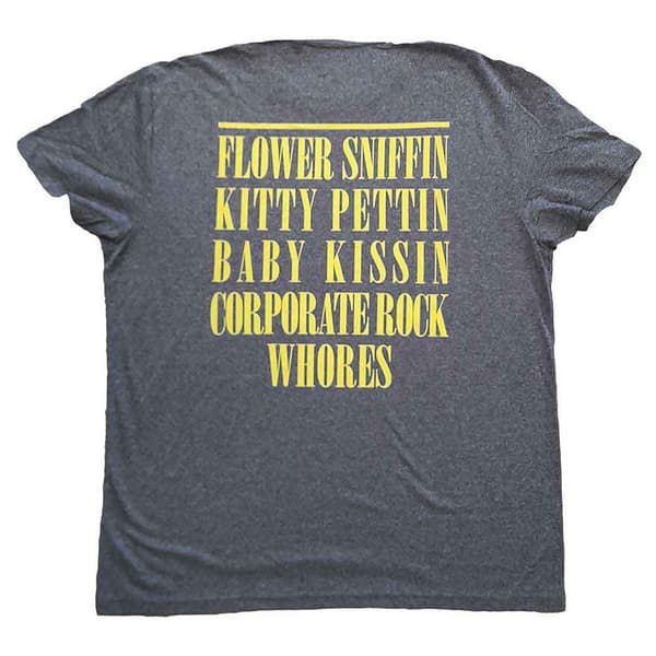 Nirvana Grunge Face Band Logo T Shirt
