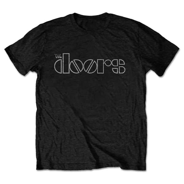 The Doors Classic Band Logo T Shirt Black XXL