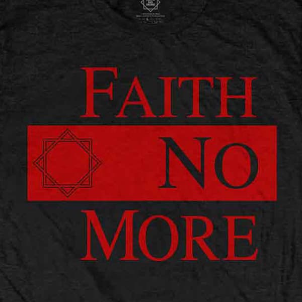 Faith No More Classic Logo Star T Shirt