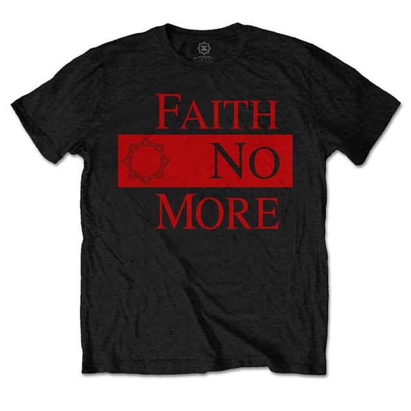 Faith No More Classic Logo Star T Shirt