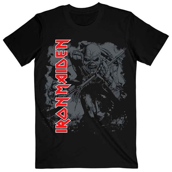 Iron Maiden Hi Contrast Trooper T Shirt