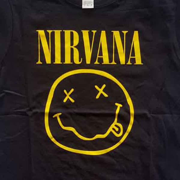 Nirvana Grunge Face Skinny Fit T Shirt