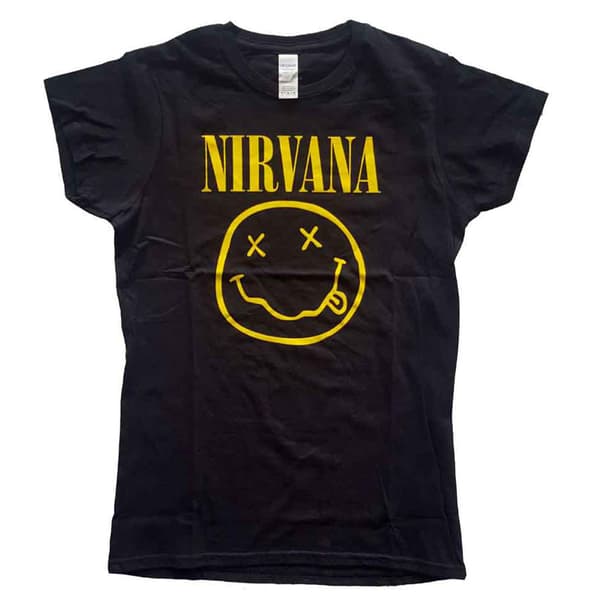 Nirvana Grunge Face Skinny Fit T Shirt