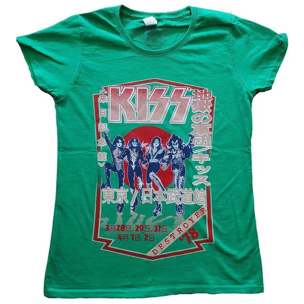KISS Destroyer Tour 78 Skinny Fit T Shirt