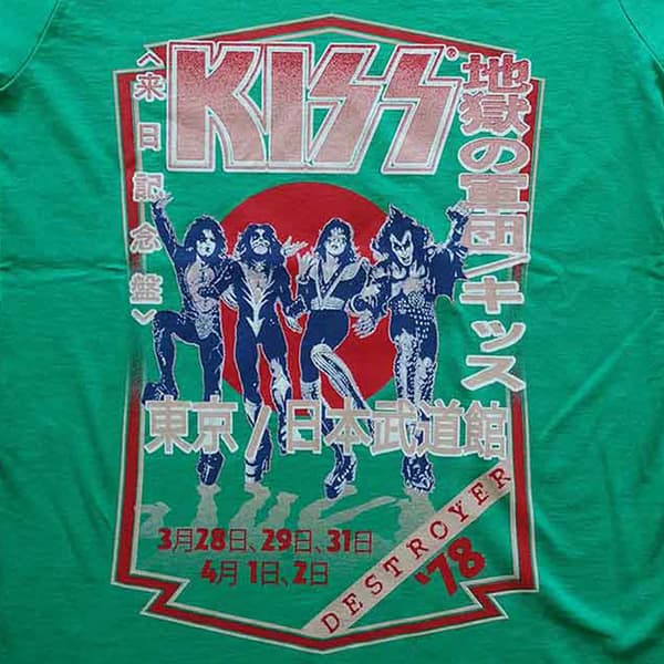KISS Destroyer Tour 78 Skinny Fit T Shirt