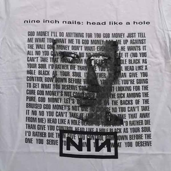 Nine Inch Nails Head Like A Hole T Shirt