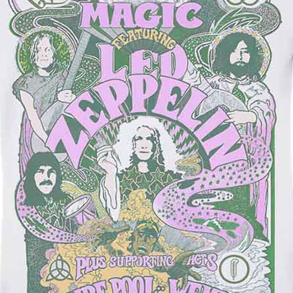 Led Zeppelin Electric Magic Skinny Fit T Shirt
