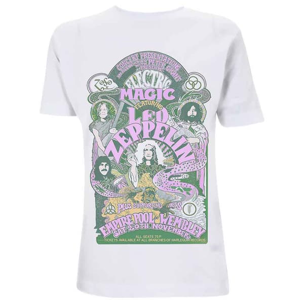 Led Zeppelin Electric Magic Skinny Fit T Shirt