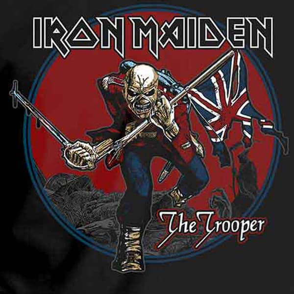 Iron Maiden Trooper Red Sky T Shirt