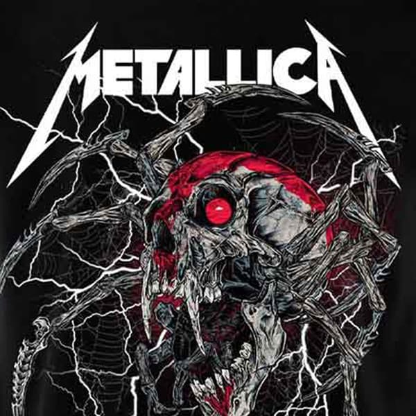 Metallica Spider Dead T Shirt