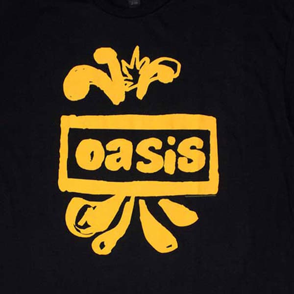 Oasis Drawn Band Logo T Shirt