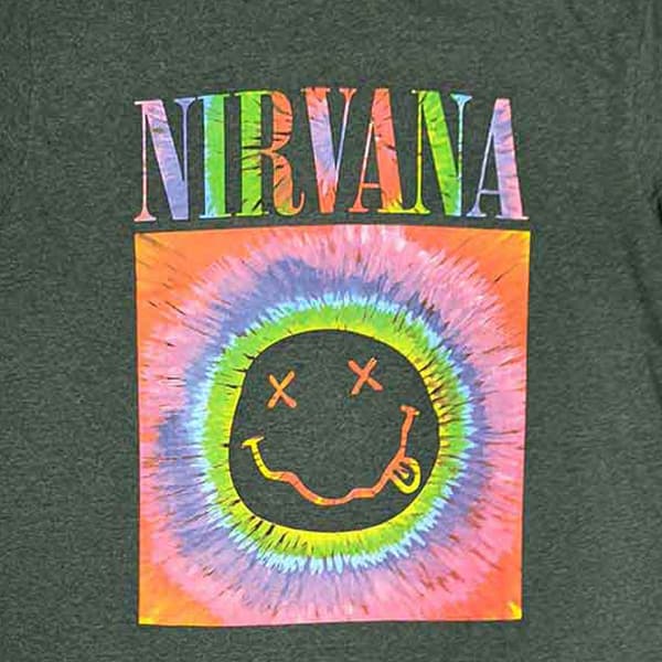 Nirvana Glow Box Grunge Face T Shirt
