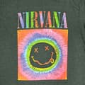 Miniatyrbild 2 av 3: Nirvana Glow Box Grunge Face T Shirt