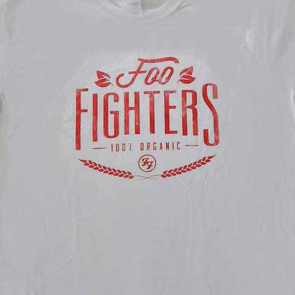 Foo Fighters 100% Organic T Shirt