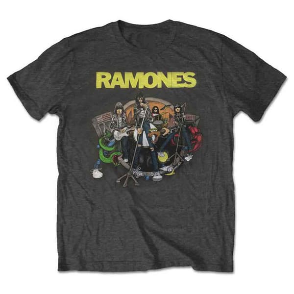Ramones Road to Ruin T Shirt Black XL