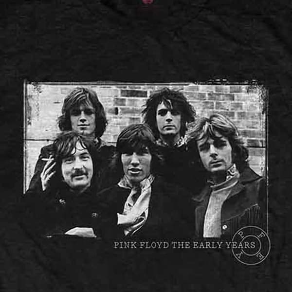 Pink Floyd The Early Years 5 Piece T Shirt