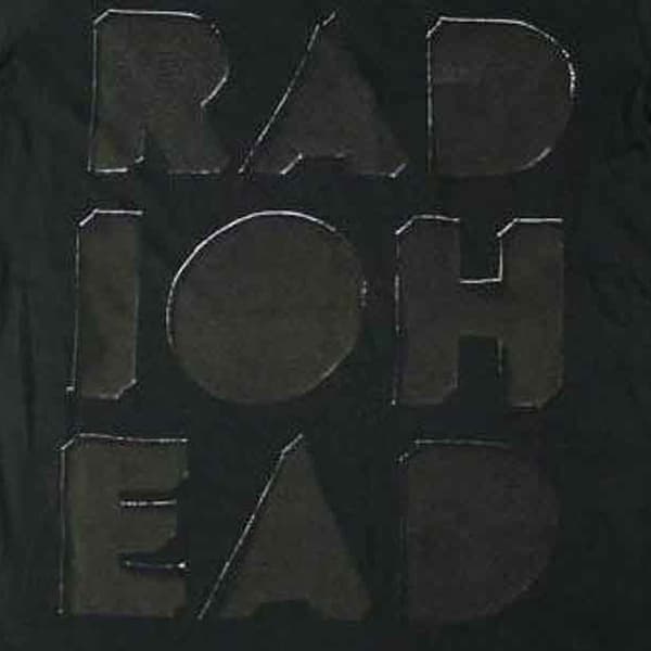 Radiohead Note Pad Debossed Band Logo T Shirt