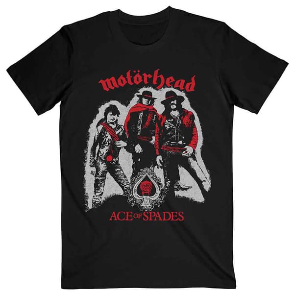 Motorhead Ace Of Spades Cowboys T Shirt Black M
