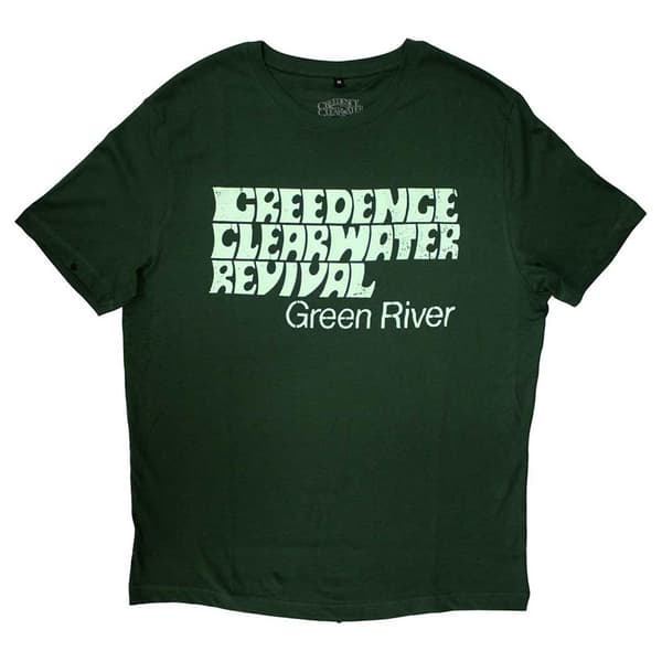 Creedence Clearwater Revival Green River T Shirt Green XXL