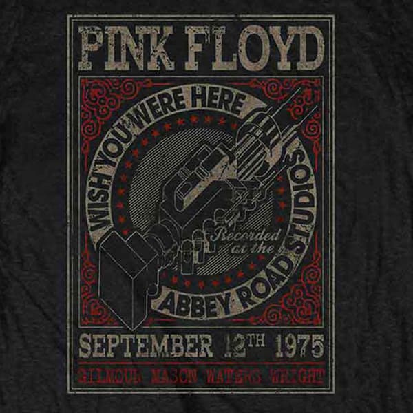 Pink Floyd WYWH Abbey Road Studios T Shirt