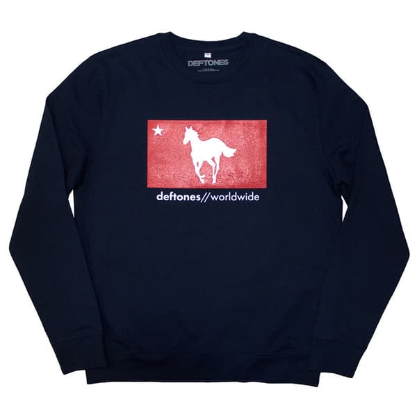 Deftones Star And Pony Band Logo Sweatshirt