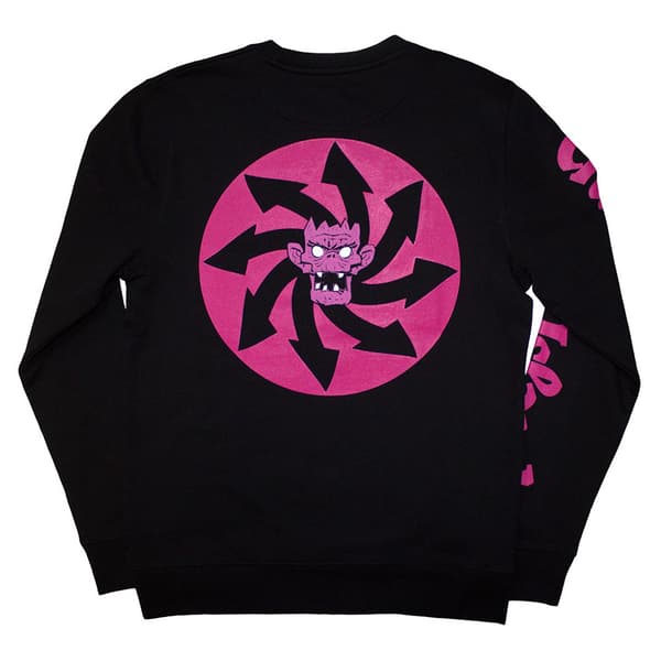 Gorillaz Craker Island Pazuzu Spiral Sweatshirt