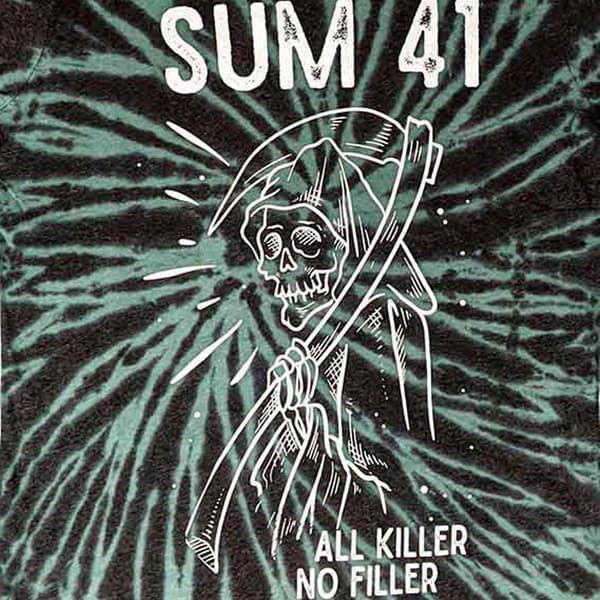 Sum 41 Reaper Band Logo T Shirt