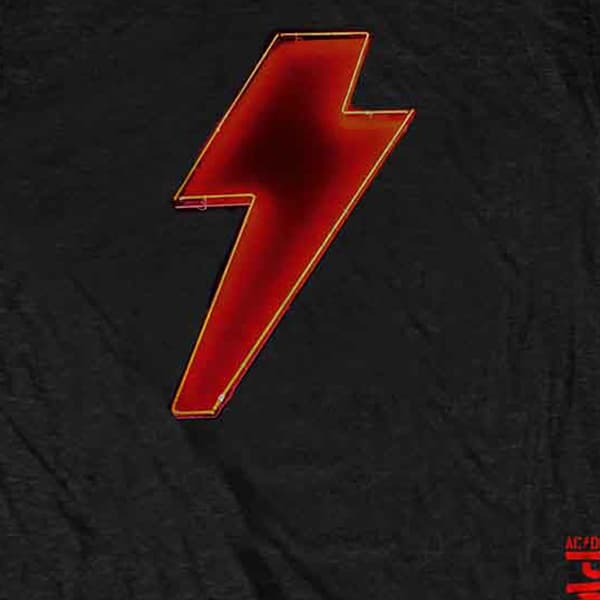AC/DC Bolt Voltage Band Logo T Shirt