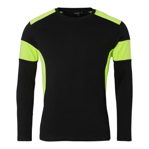 212 T-shirt Black/fluorescent yellow Unisex
