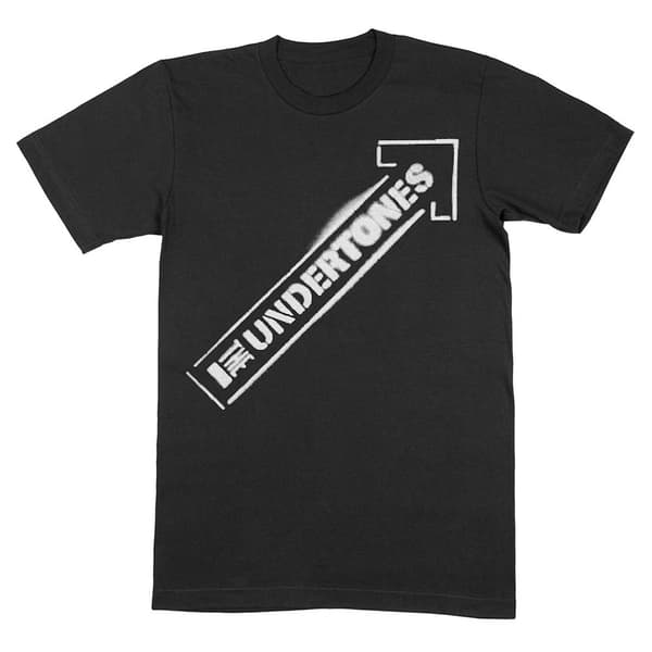 The Undertones Arrow Spray White T Shirt