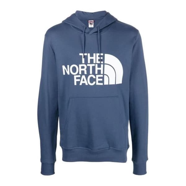 Sweat - The North Face - Basic Logo - Marinblå - Långärmad - Huva