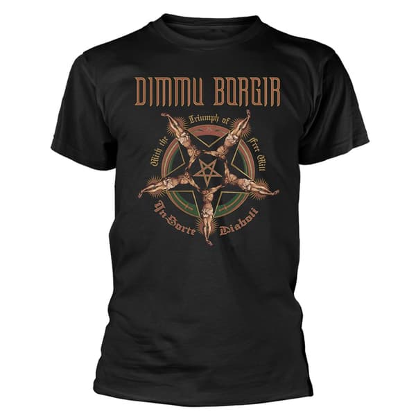 Dimmu Borgir Free Will T Shirt Black XL