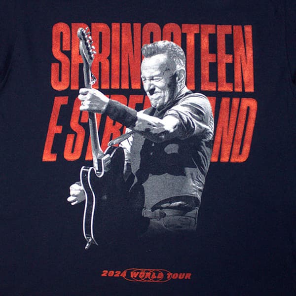 Bruce Springsteen 24 Guitar Photo T Shirt