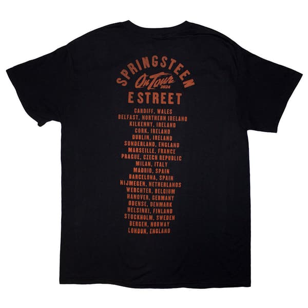 Bruce Springsteen Tour 24 E Street Photo T Shirt