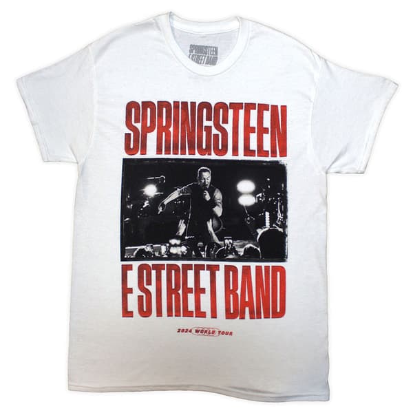Bruce Springsteen Tour 24 E Street Band T Shirt White XXL