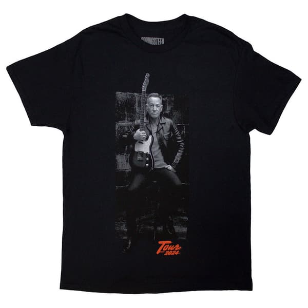 Bruce Springsteen Tour 24 Wheel T Shirt Black L