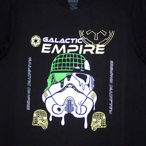 Star Wars Galactic Empire Melted Mask T Shirt