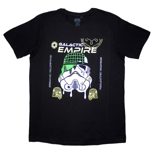 Star Wars Galactic Empire Melted Mask T Shirt