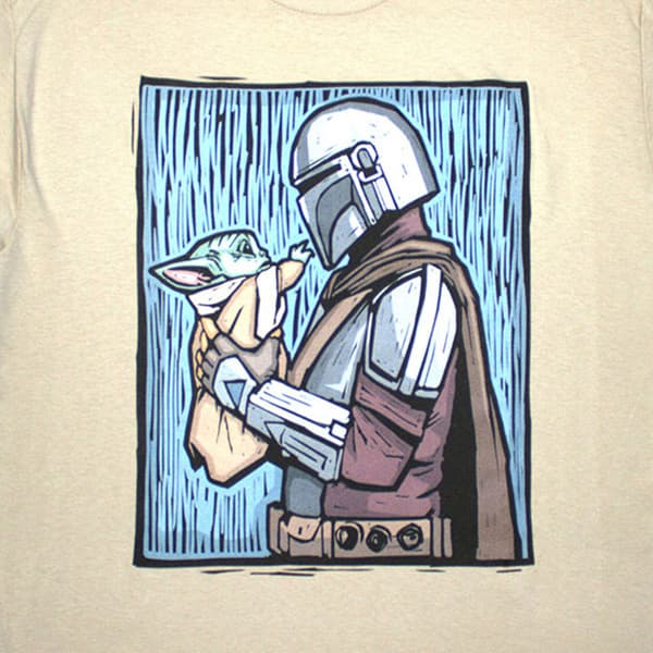Star Wars The Mandalorian Holding Grogu T Shirt