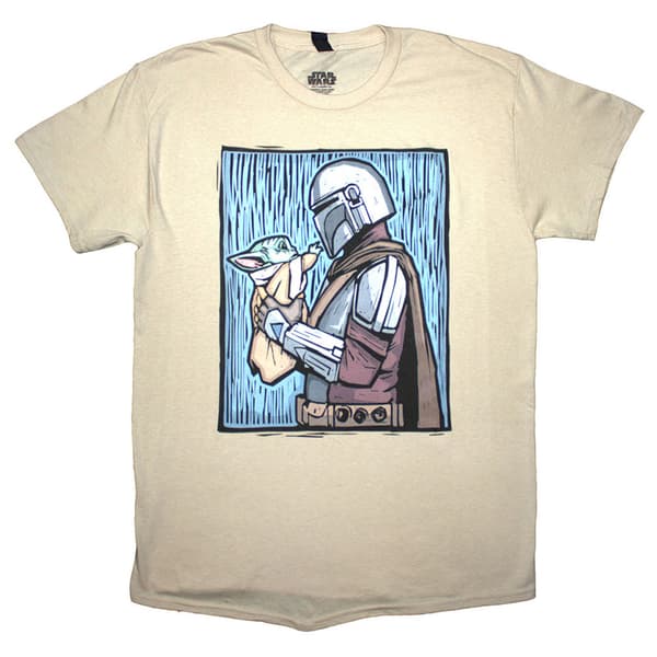 Star Wars The Mandalorian Holding Grogu T Shirt