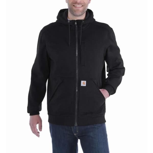 Zipperad hoodie - Carhartt - 101759 - Vattenavvisande - Vindavvisande - Svart - S