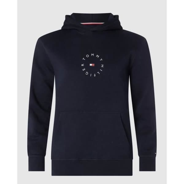 Hoodie - TOMMY HILFIGER - Roundall Graphic - Svart - Storlek M - Herr