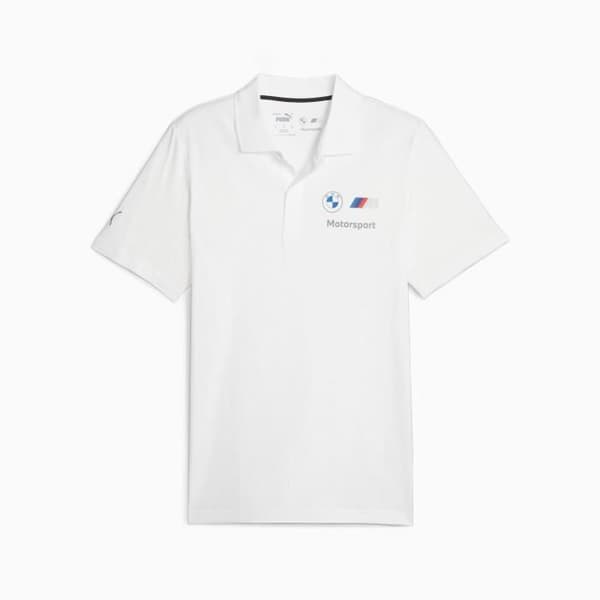 Polo - PUMA - BMW - Vit - Korta ärmar - Polokrage